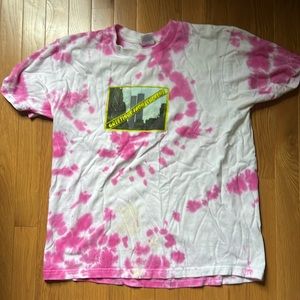 Supreme Custom Tie Dye Greetings Tee